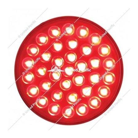 United Pacific 36 Led 4 Round Stop, Turn & Tail Light - Red/Red Lens 39642B